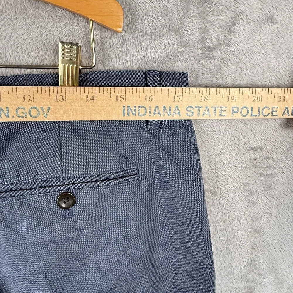 Banana Republic Pants Mens 34x30 Blue Cotton Straight Fit Lightweight Office